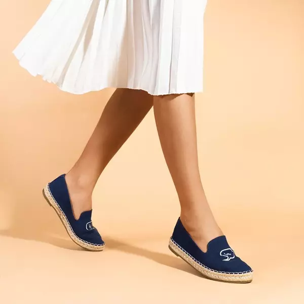 OUTLET Темно-сині еспадрільї для жінок Bahia - Взуття