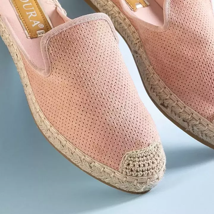 OUTLET Жіночі рожеві тапочки Courine рожеві - Взуття