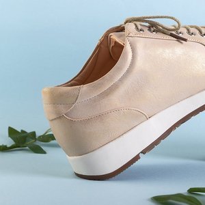 OUTLET Золоте жіноче спортивне взуття Theliel - Взуття