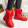 Похідні черевики з утепленим червоним клотильдом - Взуття