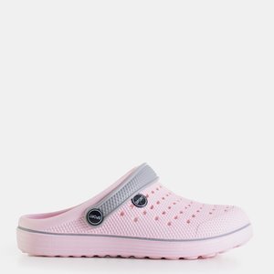 Рожеві дитячі тапочки Feia - Взуття