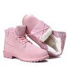 Рожеві утеплені чоботи Pinki - Взуття