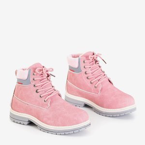 Рожеві жіночі утеплені черевики Triniti - Взуття