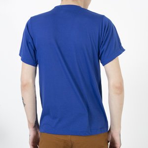 Синя чоловіча футболка