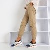 Сіре спортивне взуття з кольоровими вставками Мендора - Взуття
