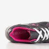 Сіре спортивне взуття з рожевими вставками Monti - Взуття 1