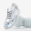 Срібне жіноче спортивне взуття з блискітками Polja - Взуття