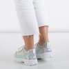 Срібні жіночі кросівки з голографічним покриттям. Це все - Взуття 1