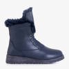 Темно-сині снігові черевики з хутром Cool Breeze - Взуття