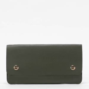 Темно-зелений жіночий гаманець