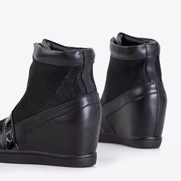 ВИХІД Чорні жіночі черевики на внутрішньому танкетці Ralona - Взуття