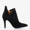 Жіночі чорні черевики на високому каблуці Cyrena - Взуття