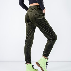 Жіночі темно-зелені спортивні штани - Одяг