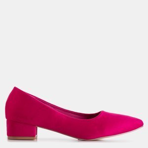 Жіночі туфлі кольору фуксії на плоских підборах Clementia