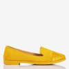 Жовті жіночі мокасини з декоративним тисненням Lopsa - Взуття